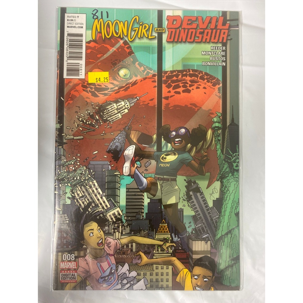 Marvel Moon Girl and‎ Devil Dinosaur #8 2016 Amy Reeder Brandon Montclare Bustos